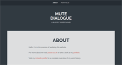 Desktop Screenshot of mutedialogue.com