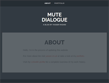 Tablet Screenshot of mutedialogue.com